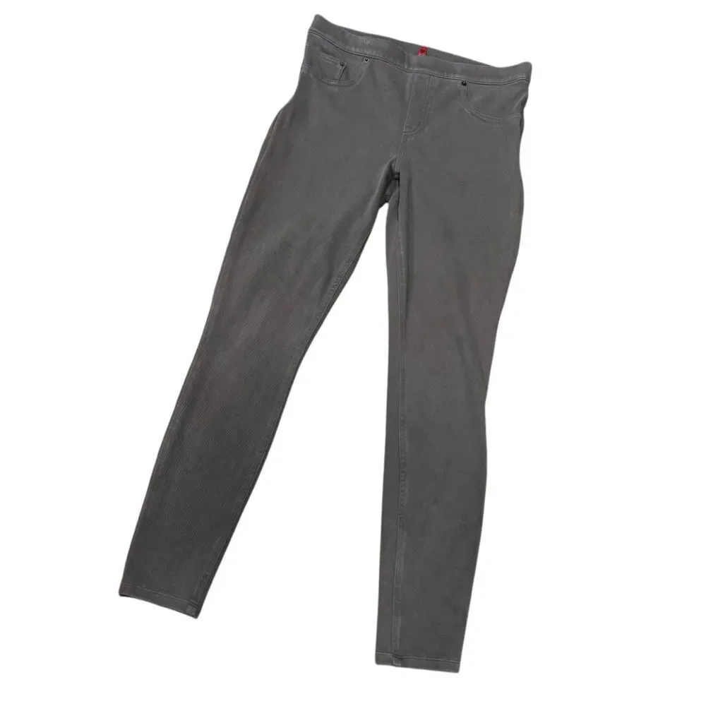 SPANX Earthy Taupe Neutral Jean-ish Jeanish Twill Shaping Legging